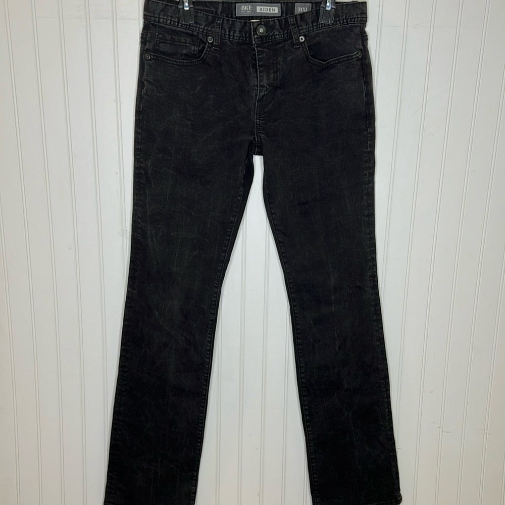 BKE Aiden Bootleg Jeans in Black Size 31XL